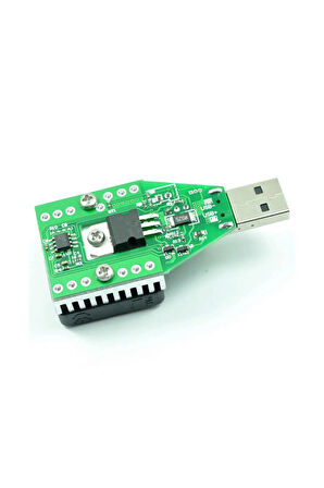 Usb 15W 3.7V 13V 0.15A/3.0A Elektronik Yük/Deşarj Kartı Fan Soğutuculu Pil Akü Kapasite Deşarj Test