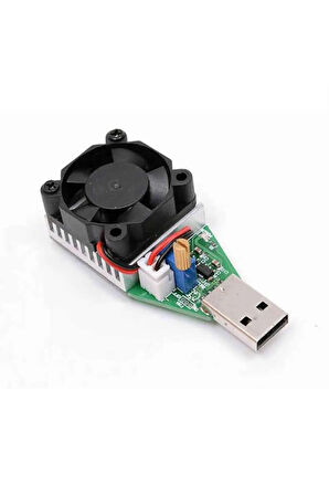 Usb 15W 3.7V 13V 0.15A/3.0A Elektronik Yük/Deşarj Kartı Fan Soğutuculu Pil Akü Kapasite Deşarj Test