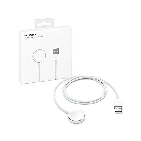 Watch Serisi Uyumlu Akıllı Saat Kablosuz Şarj 1 Mt Apple 1 2 3 4 5 6 7 8 9 10 Se Ultra Mıknatslı Usb