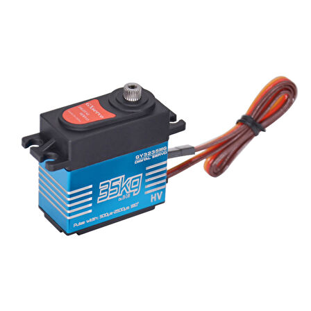 Qy3235mg 35kg Servo Motor 180 Derece Gxservo 25T Metal Dişli Yüksek Tork Su Geçirmez Çift Rulman