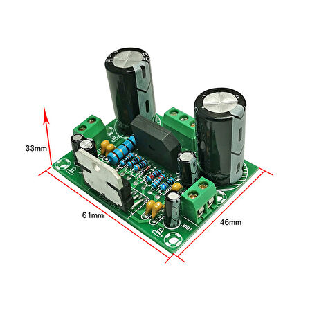 TDA7294 100W Dijital Amfi Modül Yüksek Güç AC 12V 30V Tek Kanal Müzik Kuvvetlendirici Güçlendirici 