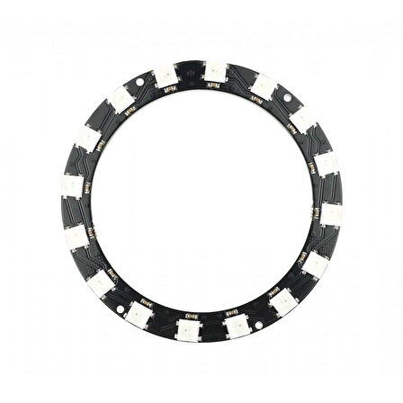 16 Bit NeoPixel Halka Ring WS2812B 5050 Rgb Led Modül 16’lı Dijital Adreslenebilir Lamba Programlan