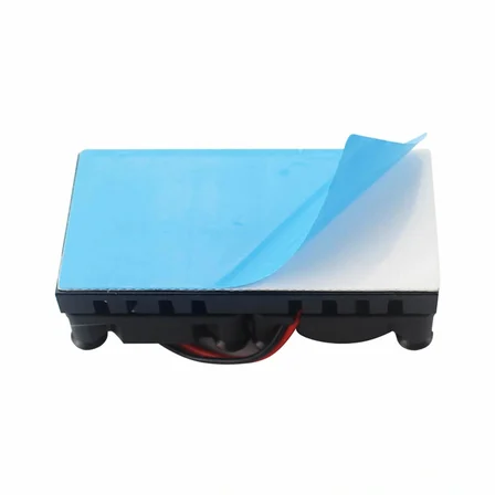 Raspberry Dual Fan Set Pi 4 3 B B+  2 Adet 9mm Alüminyum Blok Çift Soğutma Fanı Isı Emici Dağıtıcı