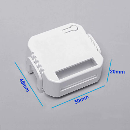 Plastik Elektronik Proje Kutusu 45x50x20mm Beyaz Elektronik Devre Prototip Wifi Iot Ble Akıllı Ev