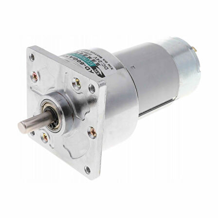 XD-60GA775 DC Motor 24V 30Rpm 35W 40Kg.cm Yüksek Tork Kuvvet Metal Dişli Redüktörlü Robot Cnc Makine