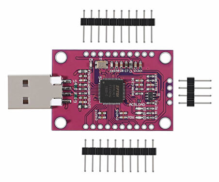 FTDI FT232HQ USB Çevirici Modül Uart Rs232 Rs485 Jtag Flash Card Fifo SPI I2C MPSSE 8051