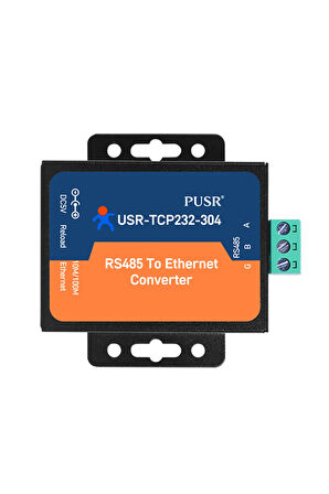 USR-TCP232-304 Rs485 to Ethernet Çevirici Modül Metal Kutu Endüstriyel Tip Seri Port Sinyal Çevirici