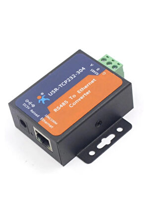 USR-TCP232-304 Rs485 to Ethernet Çevirici Modül Metal Kutu Endüstriyel Tip Seri Port Sinyal Çevirici