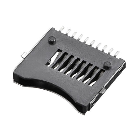 Micro SD Kart Soketi Hafıza Kartı Microsd Kart Bellek Yaylı Kart Algılayıcı 8 + 2 Pin Konnektör