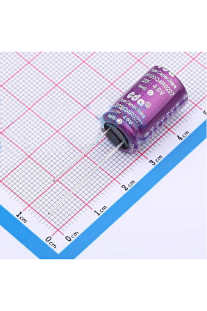 220F 4V 5A Süpercap 13x20mm DIP Süper Kapasitör Enerji Depolama Güneş Rüzgar Akü Batarya Güç Kaynağı
