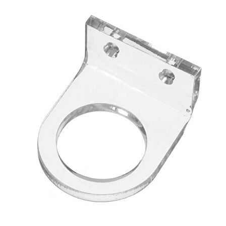 18mm Çap Sensör Plastik Tutucu Pleksi Montaj Parçası Şeffaf Sabitleme Braket Holder LJ18 E18-D80NK