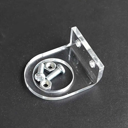 18mm Çap Sensör Plastik Tutucu Pleksi Montaj Parçası Şeffaf Sabitleme Braket Holder LJ18 E18-D80NK
