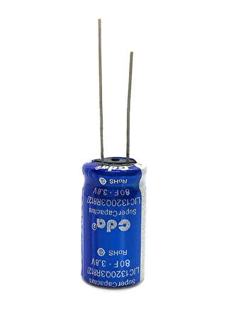 80F 3.8V 3A Süpercap 10x20mm DIP Süper Kapasitör Enerji Depolama Güneş Rüzgar Akü Batarya Güç Kayna
