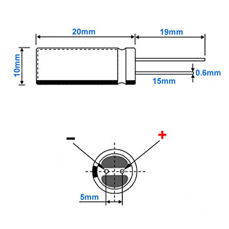 80F 3.8V 3A Süpercap 10x20mm DIP Süper Kapasitör Enerji Depolama Güneş Rüzgar Akü Batarya Güç Kayna