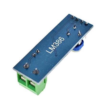 LM386 Ses Kuvvetlendirici Modül DC 5V / 12V Mono Ayarlanabilir Ses Yükseltici Mikrofon Amfi Amfilik