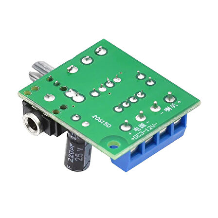 LM386 Ses Kuvvetlendirici Modül DC 5V / 12V Mono Ayarlanabilir Ses Yükseltici Mikrofon Amfi Amfilik