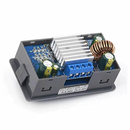 ZK-4KX Voltaj Akım Ayarlı Güç Kaynağı Voltmetre ve Ampermetre Göstergeli 5-30V 4A Voltaj Düşürücü 