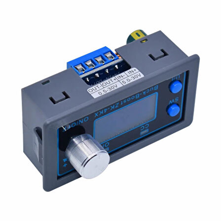 ZK-4KX Voltaj Akım Ayarlı Güç Kaynağı Voltmetre ve Ampermetre Göstergeli 5-30V 4A Voltaj Düşürücü 