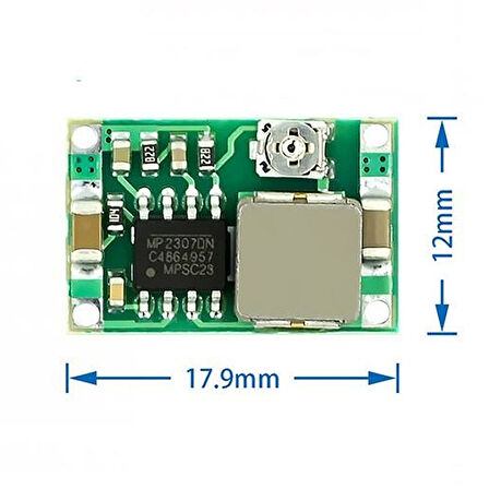 Mini-360 Voltaj Düşürücü Modül Güç Kaynağı Ayarlanabilir Voltaj Çıkışı 1V/ 17V Rc Uçak Araba Quadco