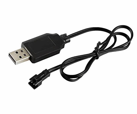 3.7V / 3.6V Lityum Pil Usb Şarj Kablosu JST SM-2P Soket Lipo Batarya RC Quadcopter Drone Helikopter