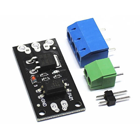 AOD4184 Mosfet Sürücü Modül Optokuplör izolasyon 40V 50A 50W Pwm Hız Kontrol Motor Selenoid Valf Led