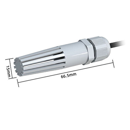 Plastik Sensör Kutusu Pvc68 Ds18b20 Lm35 Ntc Sht11 Htu21 Sht20 Sht21 Sht15 Sht75 Sht30 Aht10 Bme280
