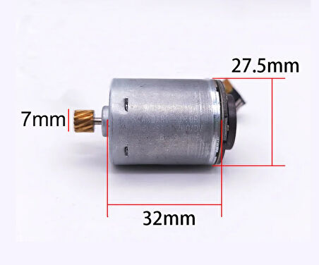 RP360-ST/15260 Dc Motor Robot Süpürge DC 12V DIY RC Oyuncak Model Araba Bot Helikopter Vakum Fan Ele
