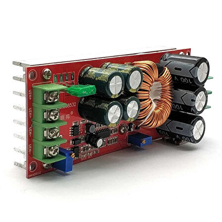 1200W Voltaj Yükseltici Modül 83V 12A Akım Voltaj Ayarlanabilir Led Sürücü Dc Çevirici Regülatör Güç