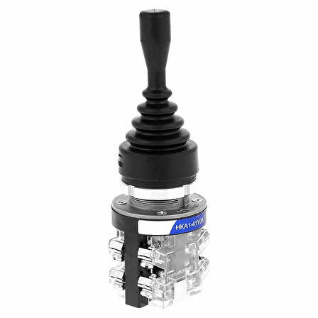 HKA1-41Y04 Joystick Latch 4 Yön NO Kumanda Kol Kalıcı Kilitli 10A 250V Monolever Anahtar Switch 30mm