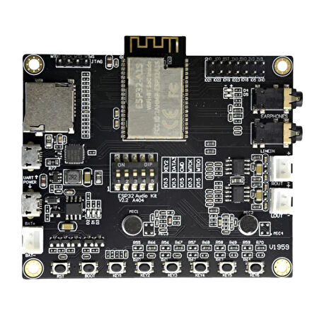 ESP32-Audio-Kit Ses Uygulama Geliştirme Kartı Wifi Bluetooth Ev Otomasyon Kontrol Müzik Çalma Sesli