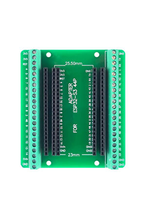 Esp32 Genişleme Kartı Klemens Soket Esp32-s3 44 pin Hızlı Prototipleme Kolay Bağlantı 25.5mm
