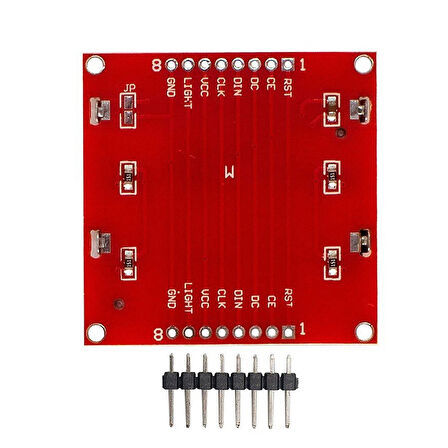 5110 84x48 Lcd Modül 84 x 48 Piksel Grafik Lcd Display Ekran 5V Beyaz Arka ışık Gösterge Menü Resim