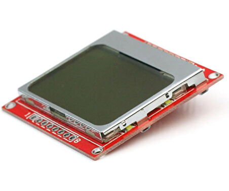 5110 84x48 Lcd Modül 84 x 48 Piksel Grafik Lcd Display Ekran 5V Beyaz Arka ışık Gösterge Menü Resim