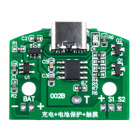 Type C Usb Masa Lamba Dokunmatik Led Dimmer Gece Lambası 3.7V Lion Lityum Pil Şarj 8W Parlaklık Kont