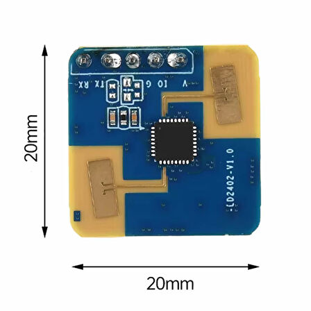 24GHz HLK-LD2402 İnsan Varlık Sensörü Milimetre Radar Dalga Algılayıcı Kablosuz Akıllı Ev Alarm Dede