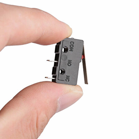 KW11-3Z-B Micro Switch Anahtar 16mm Kol 5A 250V Kollu NO NC COM SPDT Sınırlayıcı Momentary Buton
