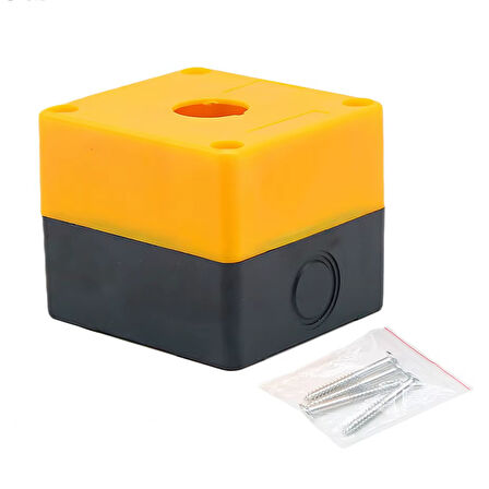 65x71.5x78mm Plastik Kutu Tek Delikli Acil Durum Durdurma Buton Asansör Elektronik Devre Cihaz Otoma