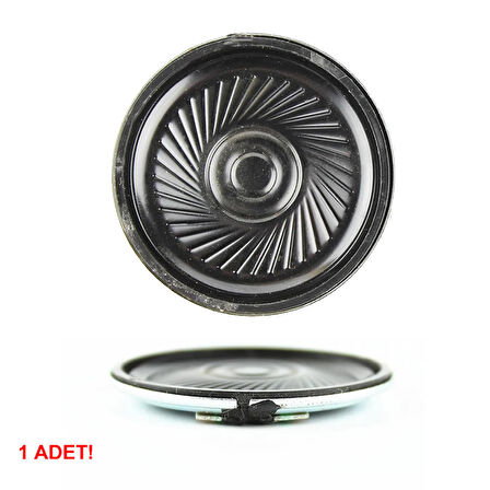 İnce 4cm 50 Ohm 3W Hoparlör Yuvarlak Speaker 40mm 3 Watt Ses Müzik Amfi Ses Oluşturucu Yüksek Kalite