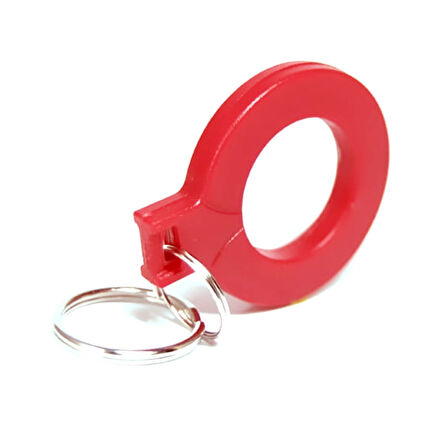 13.56Mhz RFID Halka Tip Tag Kırmızı Nfc UID Kimlik No Değiştirilebilir Etiket Anahtarlık Manyetik Ka