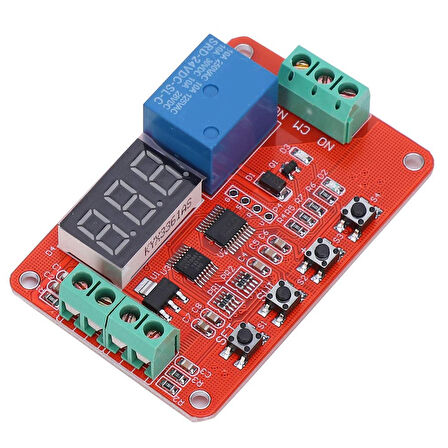 DVB01 DC12V Modül Voltmetre Şarj Deşarj Koruma Voltaj Aralık Karşılaştırıcı 220V 6A Röle Kontrol