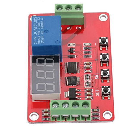 DVB01 DC12V Modül Voltmetre Şarj Deşarj Koruma Voltaj Aralık Karşılaştırıcı 220V 6A Röle Kontrol