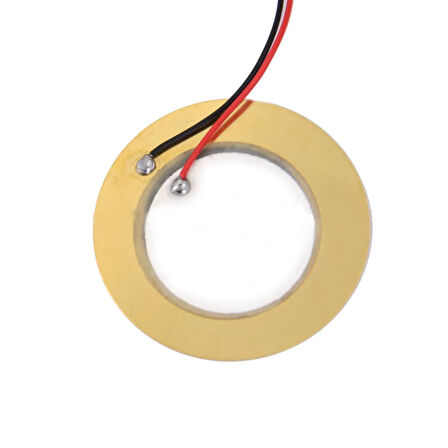 27mm Piezo Disk 5cm Kablolu Ses Üretici Oyuncak Alarm Acil Tehlike Uyarı Kapı Zil Oyun Kısa Devre Bu