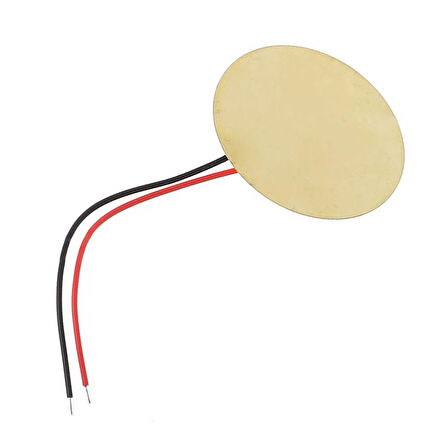 27mm Piezo Disk 5cm Kablolu Ses Üretici Oyuncak Alarm Acil Tehlike Uyarı Kapı Zil Oyun Kısa Devre Bu