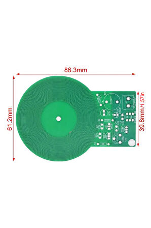 Metal Sensör Diy Kit Dedektör Elektronik Lehimleme Eğitim Devresi DC 5V 60mm Temassız Algılayıcı