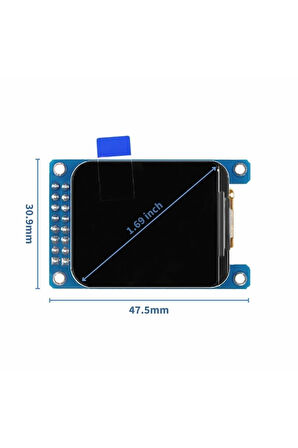 1.69 inç Lcd Tft Modül Yuvarlak Köşe ST7789V2 16 Pin SPI 8080 Paralel 240x280 Piksel Akıllı Saat