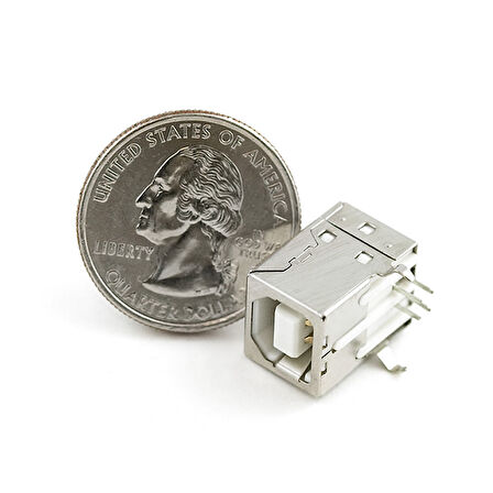 Usb Type B Dişi Soket USB 2.0 4 Pin Lehimlenebilir Elektronik Cihaz Usb Port Adaptör Konnektör