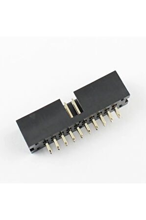 2x10 Pin Erkek Box Header Çift Sıra 180 Derece 2.54mm PCB Montaj Konnektör IDC Soket Breadboard Pcb