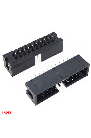2x10 Pin Erkek Box Header Çift Sıra 180 Derece 2.54mm PCB Montaj Konnektör IDC Soket Breadboard Pcb