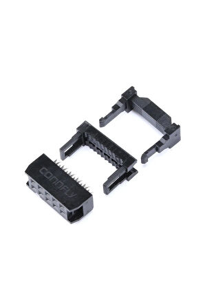2x5 Pin IDC Konnektör 10 Pin Kablo Soketi 2.54mm 180 Derece Dişi Header Devre PCB Bağlantı Parçası