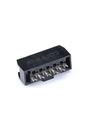 2x5 Pin IDC Konnektör 10 Pin Kablo Soketi 2.54mm 180 Derece Dişi Header Devre PCB Bağlantı Parçası